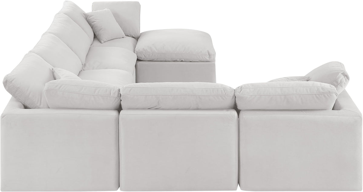 Indulge - Velvet 7 Piece Modular Sectional
