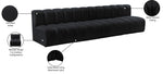 Arc - Velvet 4 Seats Modular Sofa
