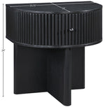 Cortland - Acacia Veneer And Solid Wood Night Stand
