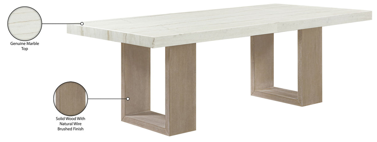 Ananda - 84" Marble Dining Table