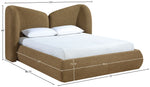 Elowen - Chenille Fabric Upholstered Bed