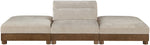 Turin - Chenille Fabric Upholstered Modular Sectional - Taupe