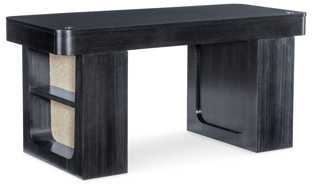 Home Office - Adjustable-Height Desk - Black