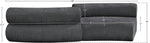 Bale - 2 Piece Curved Modular Sofa