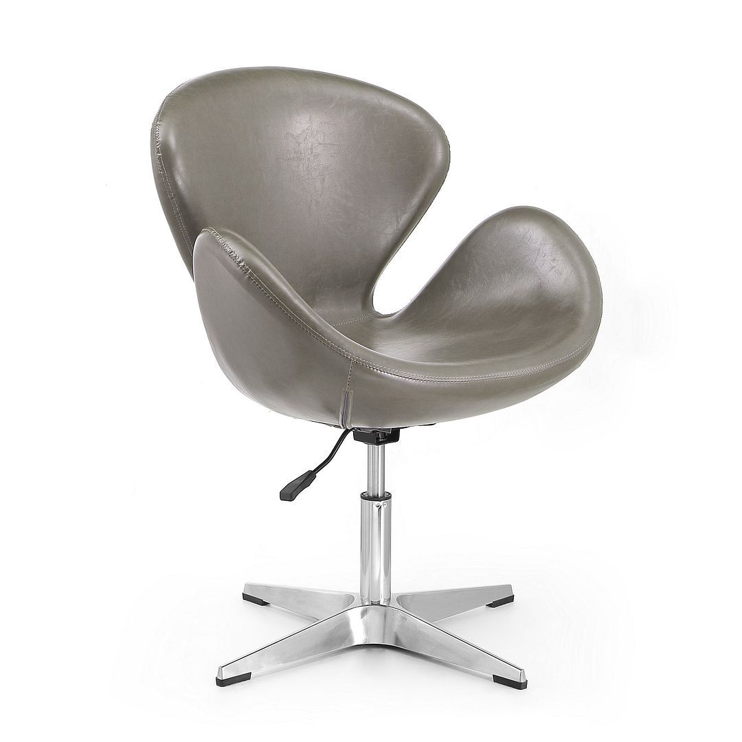 Manhattan Raspberry - Swivel Lounge Chair