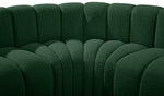 Arc - Boucle Fabric 4 Piece U-Shaped Modular Sofa