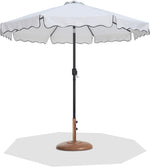 Amalfi - Patio Umbrella - Light Brown Base / Black Pole