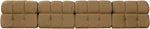 Orin - Velvet 5 Piece Modular Sectional