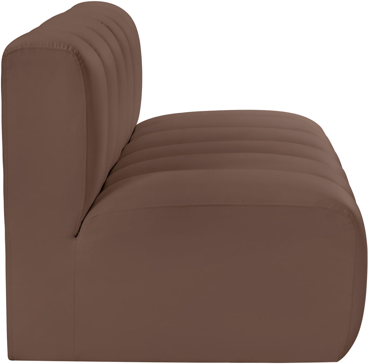 Arc - Faux Leather 2 Seats Modular Sofa