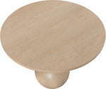 Fitch - Wood Oak Veneer Coffee Table - 3 Legs