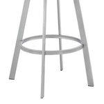 Bronson - Faux Leather Metal Bar Stool