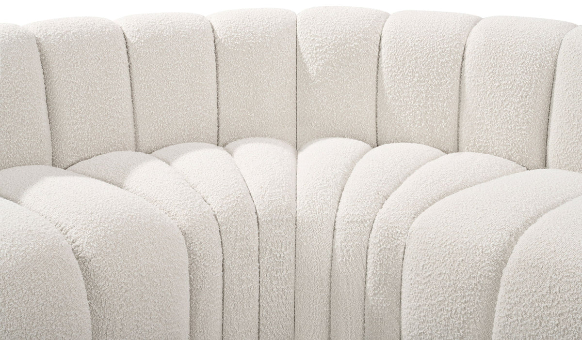Arc - Boucle Fabric 7 Piece U-Shaped Modular Sofa