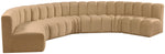 Arc - Velvet 7 Piece U-Shaped Modular Sofa