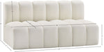 Arc - Faux Leather 2 Seats Modular Sofa