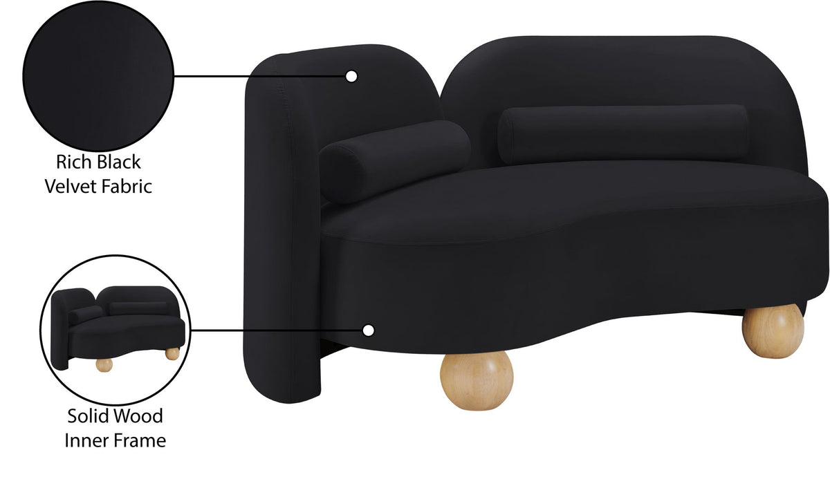 Daphne - Velvet Loveseat