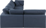 Comfy - 5 Piece Linen Modular Sectional