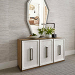 Linen 3 Door Cabinet - White