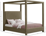 Eden - Boucle Fabric Upholstered Bed