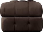 Orin - Velvet Performance Fabric Upholstered 2 Piece Modular Sofa (2 Corner Chairs)