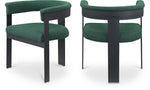 Romeo - Boucle Dining Chair With Black Base (Set of 2)