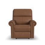 Bernard - Power Recliner With Power Headrest & Lumbar With Nailhed Trim
