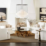 Center Root - Round Glass Coffee Table