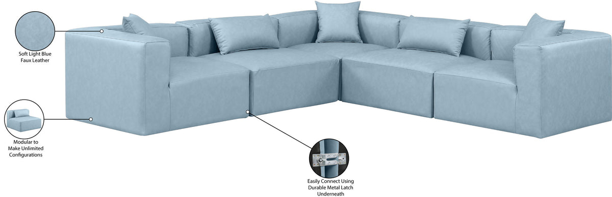 Cube - 5 Piece Modular Corner Sectional