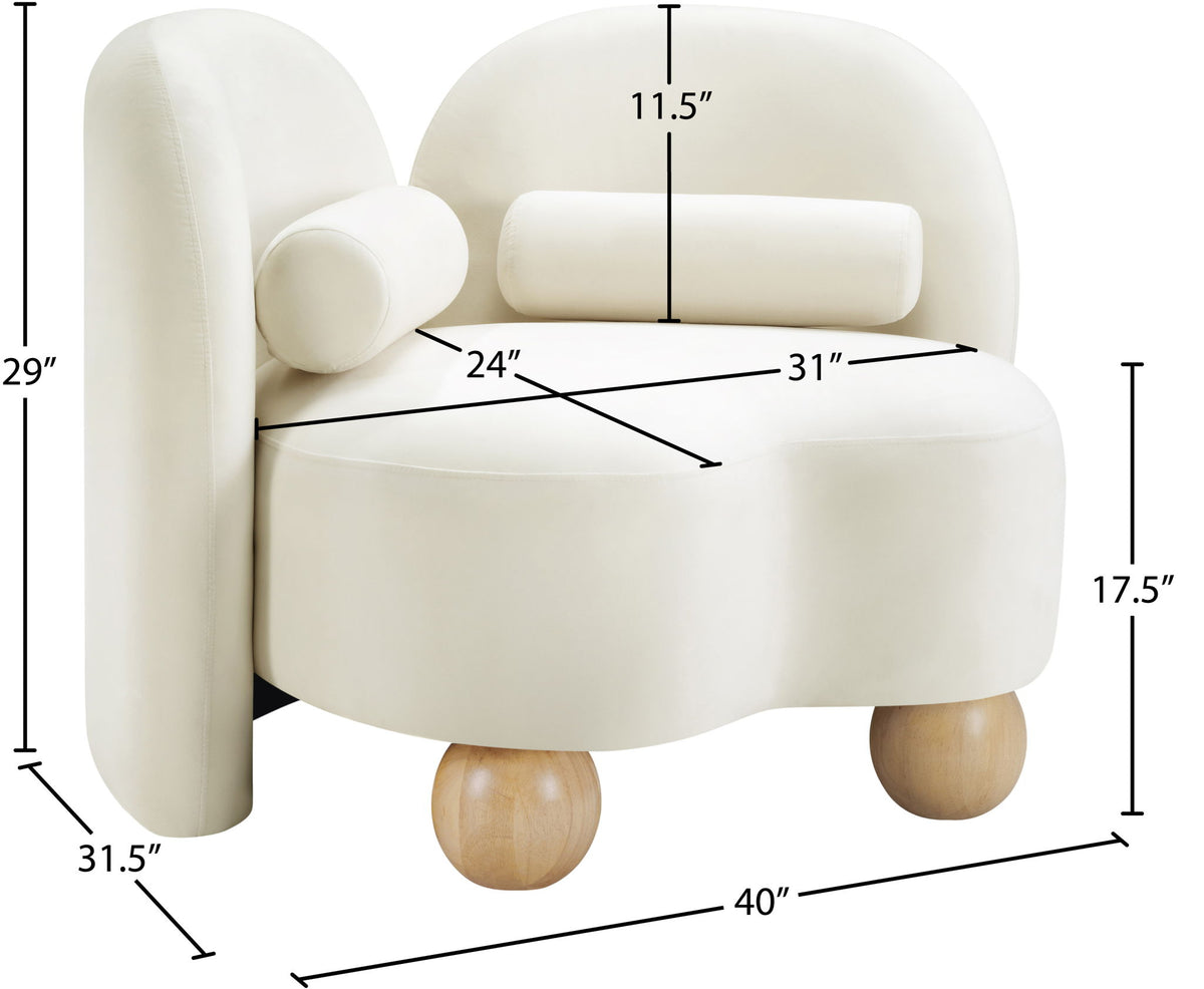 Daphne - Velvet Chair