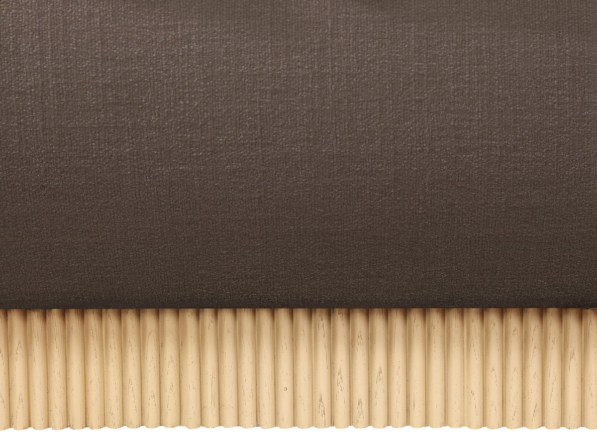 Rigby - Linen Bed With Natural Base