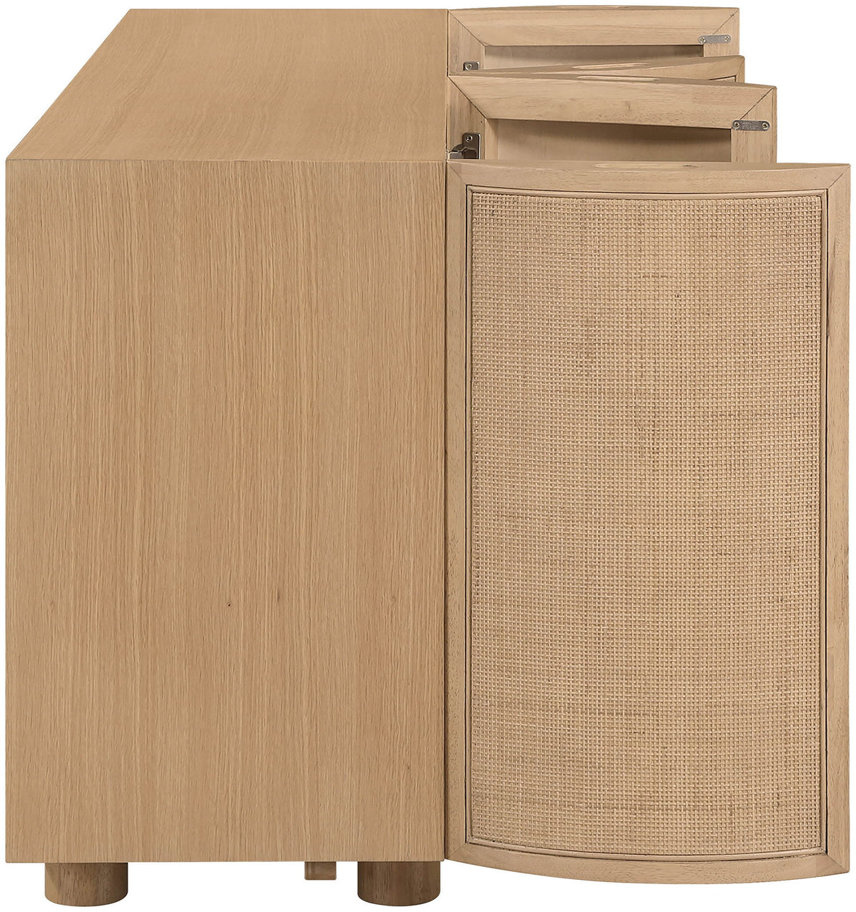 Norin - Solid Wood And Oak Veneer Sideboard/Buffet