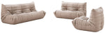 Relax - Vegan Leather 77.75" Upholstered Sofa - Tan