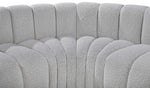 Arc - Boucle Fabric 3 Piece Modular U-Shaped Sofa