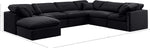 Indulge - Velvet 7 Piece Modular Sectional