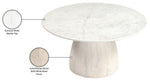 Liona - Marble And Mango Wood Table