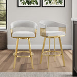 Chelsea - Swivel Fabric Stool
