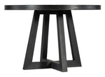 Chapman - Shou Sugi Ban Petite Round Dining Table - Black