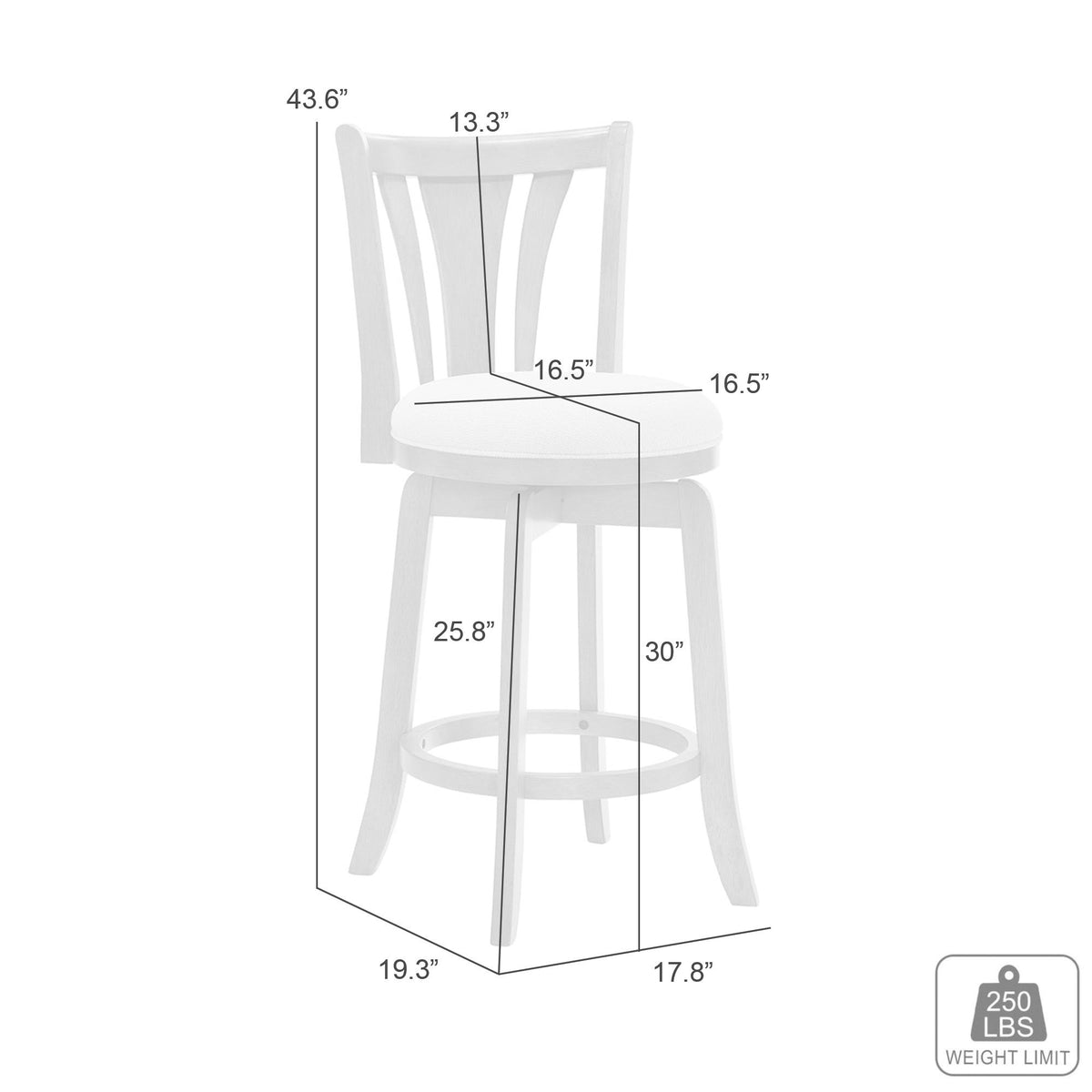 Elle - Swivel Barstool