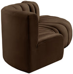 Arc - Velvet 4 Piece L-Shaped Modular Sofa