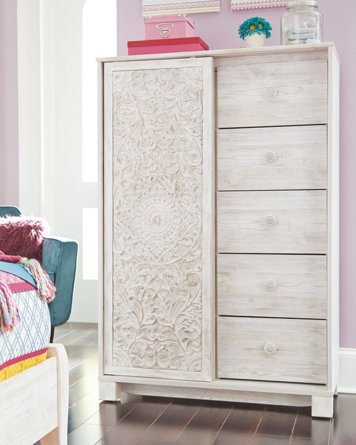 Paxberry - Dressing Chest - Whitewash