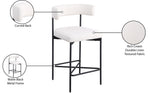 Rivage - Durable Stool With Black Frame (Set of 2)