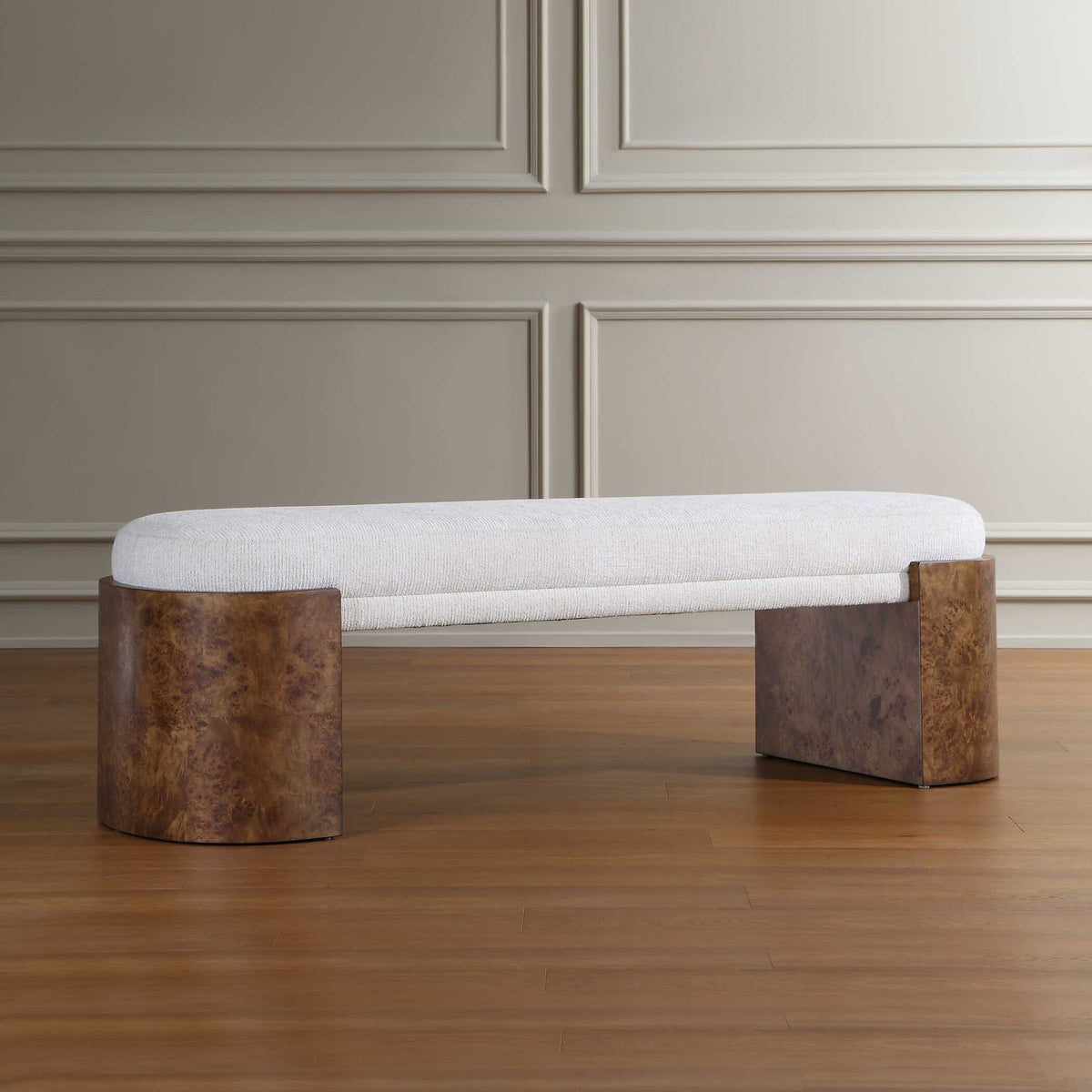 Thorian - Bench - Brown / Off-White