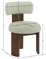 Atelier - Vegan Leather Upholstered Dining Chair (Set of 2) - Painted Brown Frame
