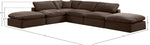 Comfy - 6 Piece Velvet Modular Sectional
