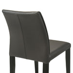 Velena - Full Back Top Grain Leather Upholstered Wood Dining Chairs (Set of 2) - Cola