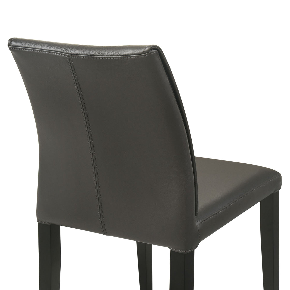 Velena - Full Back Top Grain Leather Upholstered Wood Dining Chairs (Set of 2) - Cola