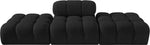 Ames - 3 Piece Boucle Upholstered Modular Sofa With 2 Backless Seats