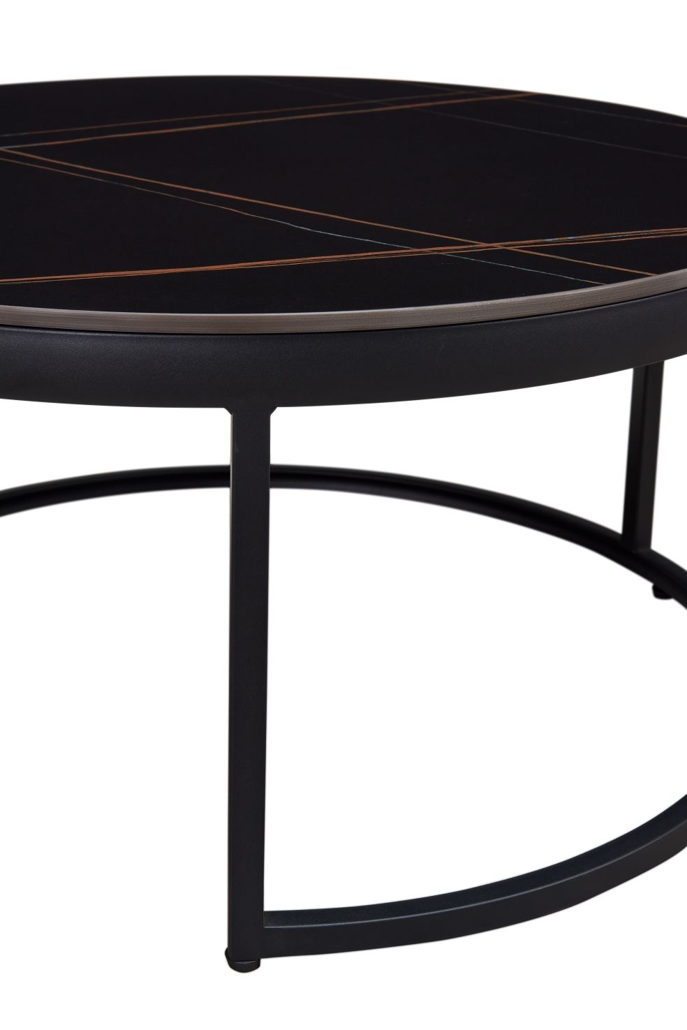 B038 - Coffee Table - White / Black