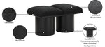 Pavilion - 2 Piece Modular Bench With Black Base