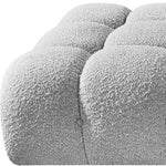Ames - 3 Piece Boucle Modular Sofa With 1 Backless Seat