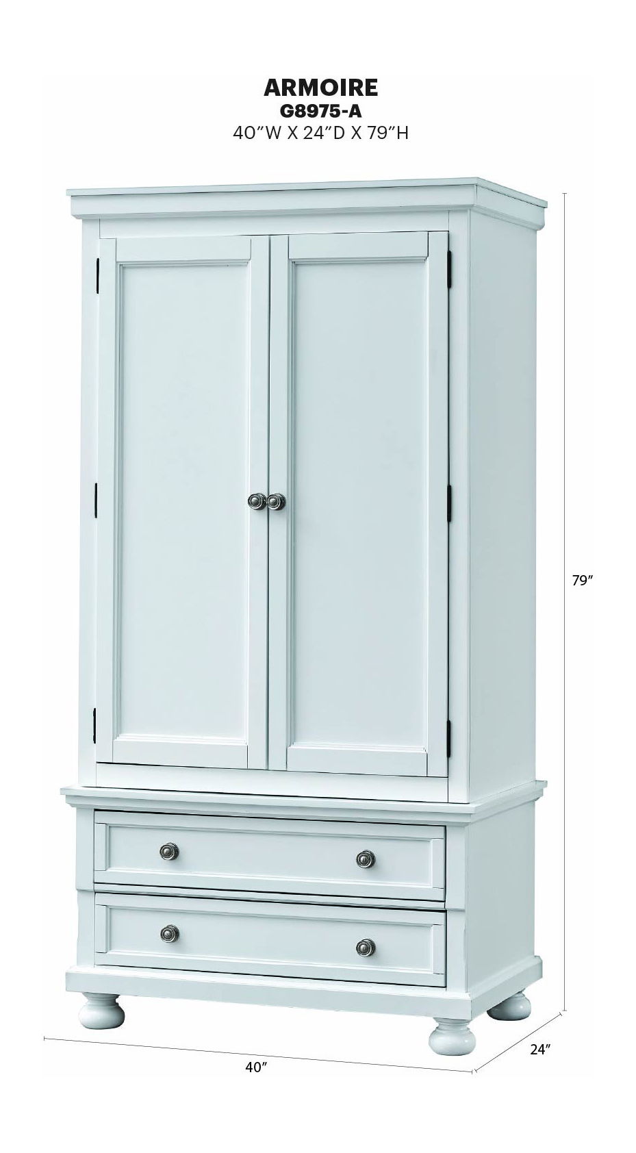 Glory Furniture - Meade - Armoire